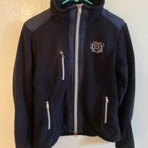 Euro-Star Women’s Fleece Jacket – Black, Size L